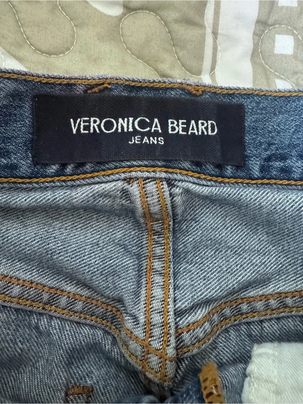 Veronica Beard Mid-Rise Wide Leg Blue Jeans - Picture 8 of 8